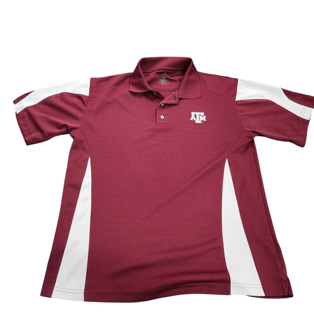TEXAS A&M MENS M MAROON NCAA POLO PROEDGE EUC